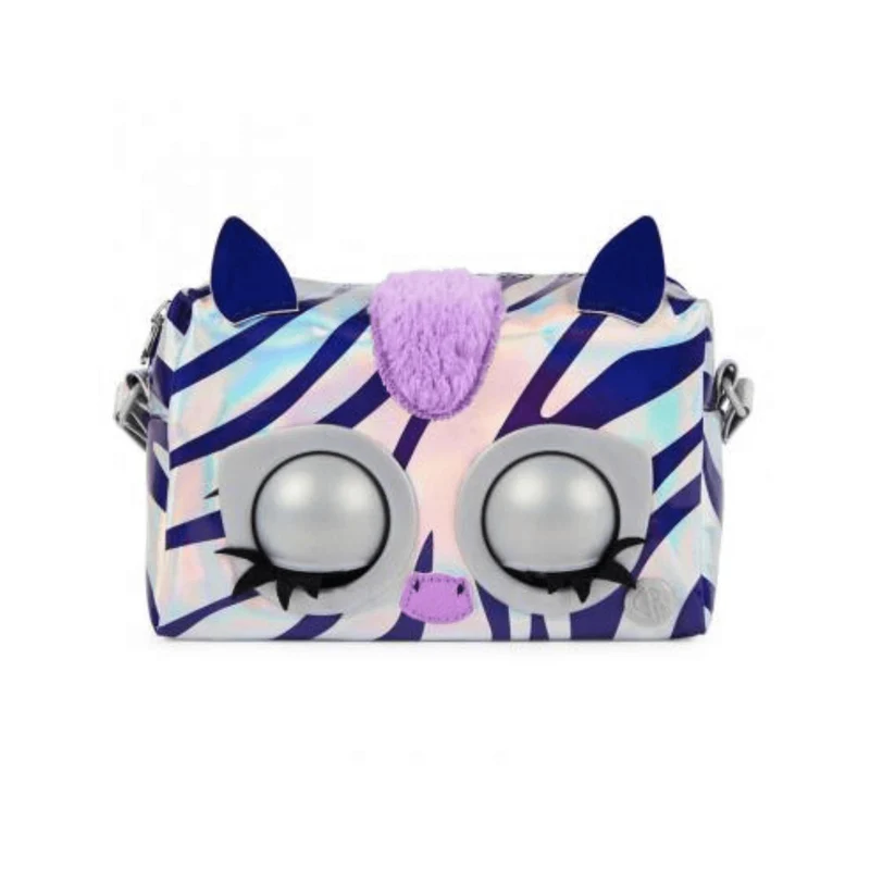 Purple Pets Bolso Metallic Magic Zebra