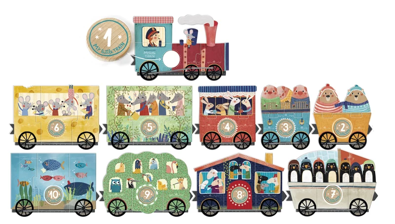 Puzzle My little train · Londji