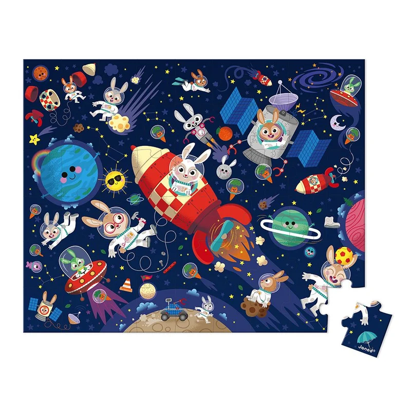 Puzzle 54 piezas - Cohete · Janod