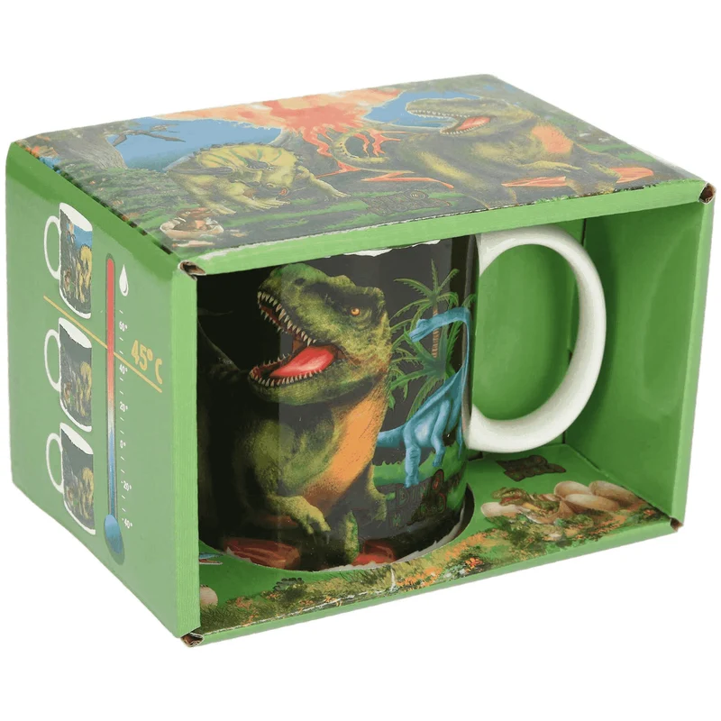 Dino World Taza con Efecto Térmico 320 ml