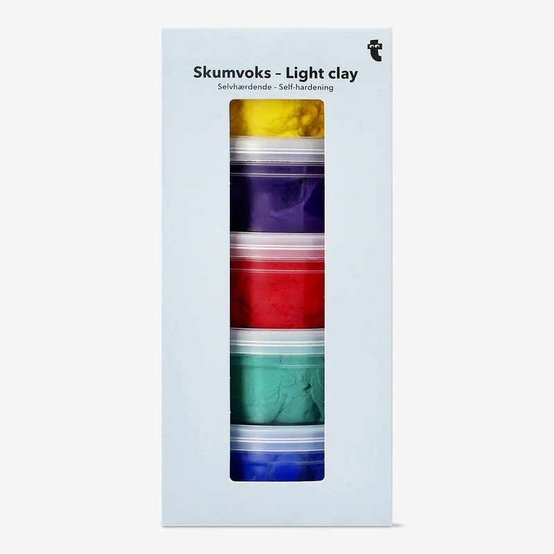 Self hardening light clay - 5 pcs