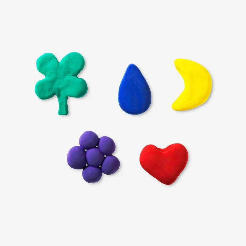 Self hardening light clay - 5 pcs