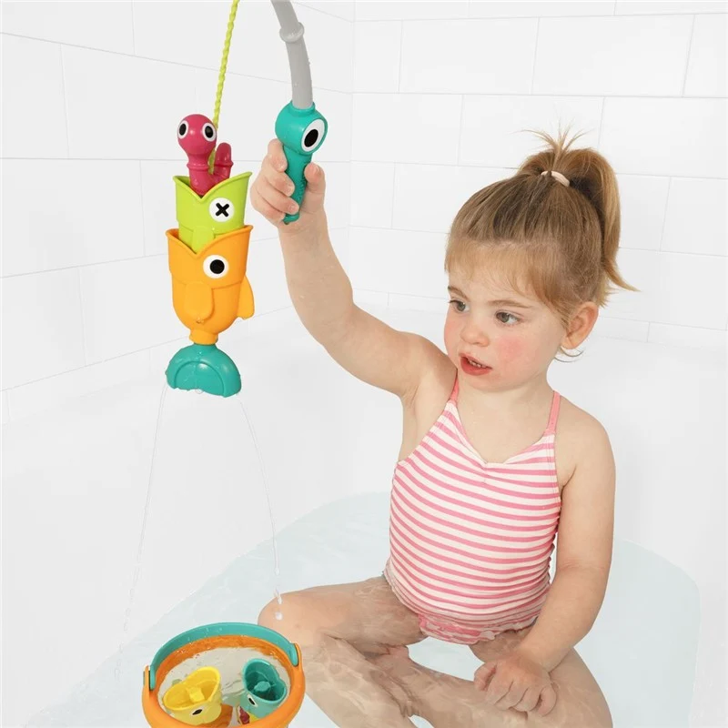 Cubo con juego de pesca · Yookidoo
