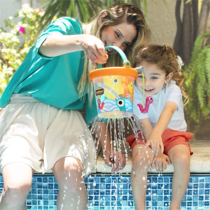 Cubo con juego de pesca · Yookidoo