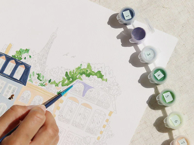 Pintura con números Paris · La Petite Épicerie