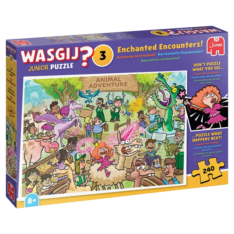 Wasgij Junior 3 - Enchanted Encounters! (240 pieces)