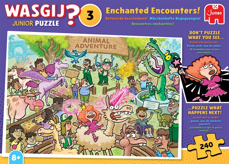 Wasgij Junior 3 - Enchanted Encounters! (240 pieces)