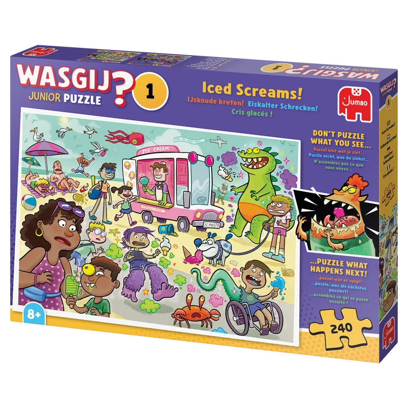 Wasgij Junior 1 - Iced Screams! (240 pieces)