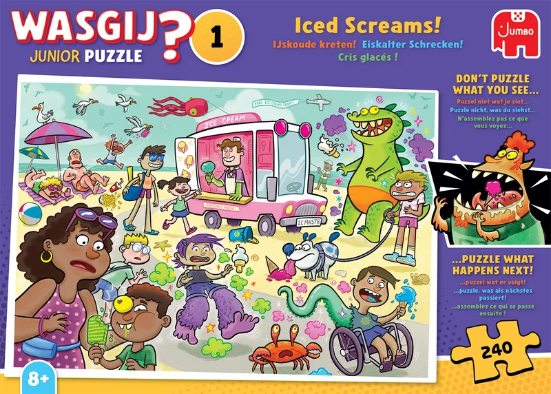 Wasgij Junior 1 - Iced Screams! (240 pieces)