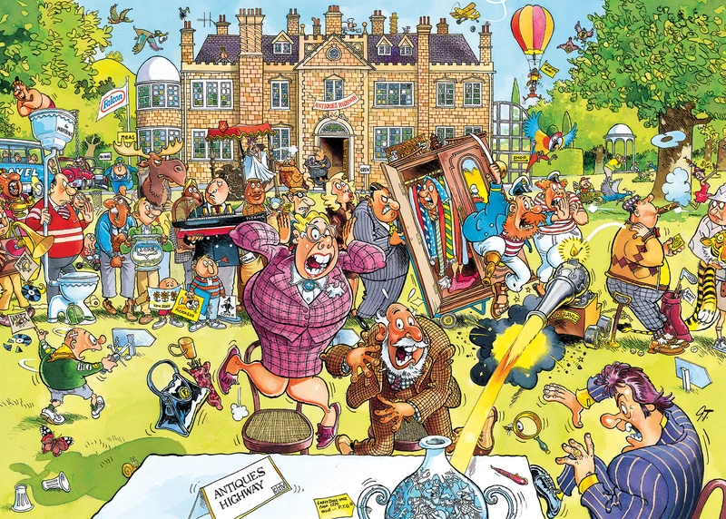 Wasgij Retro Original 10 - Antique Hunt! (1000 pieces)