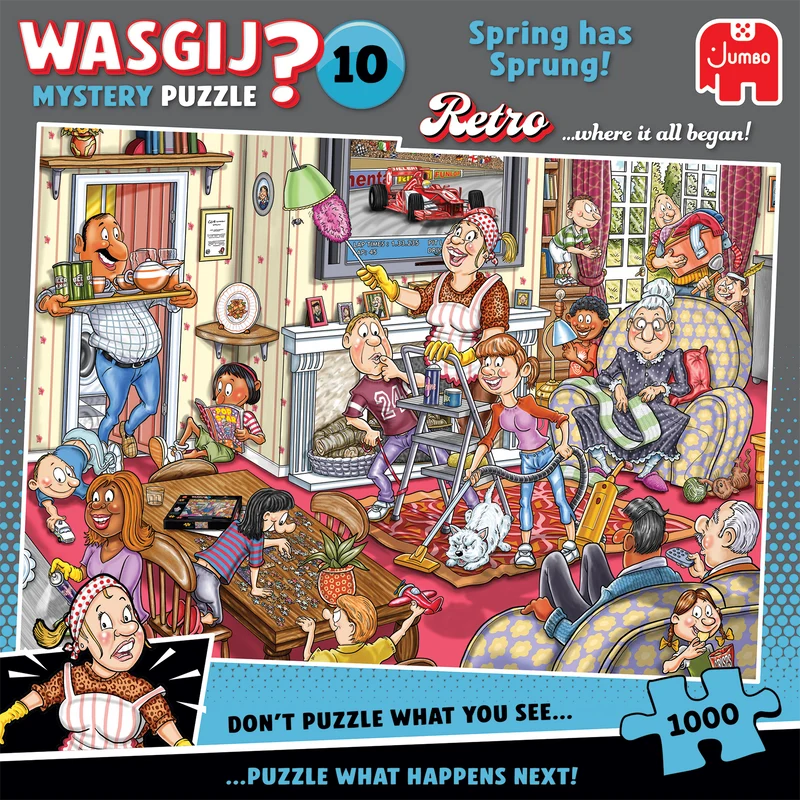 Wasgij Retro Mystery 10 - Spring has Sprung! (1000 pieces)