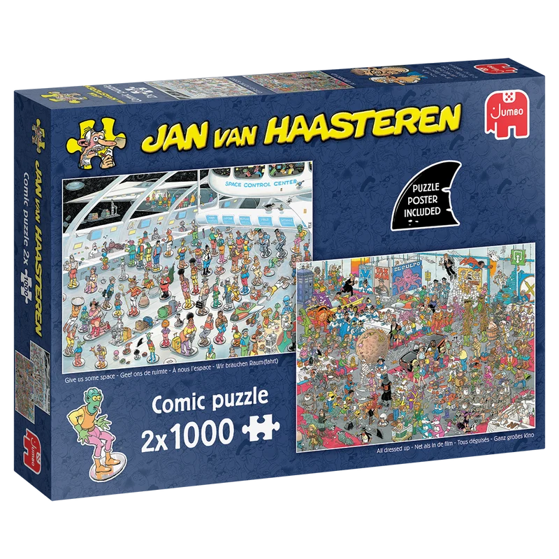 Jan van Haasteren - Give us some space & All dressed up (2x1000 pieces)