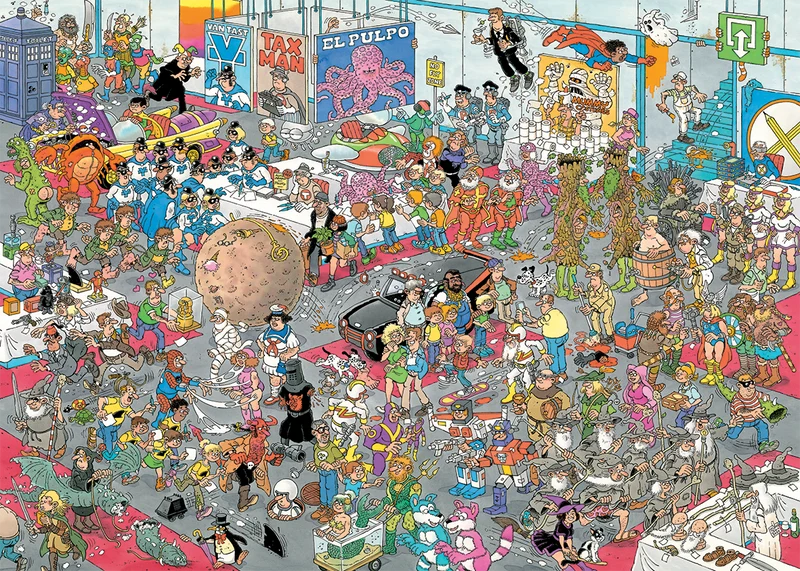 Jan van Haasteren - Give us some space & All dressed up (2x1000 pieces)