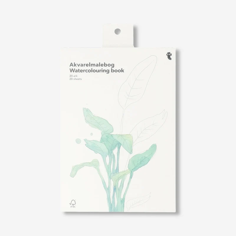 Watercolouring book - Botanical theme