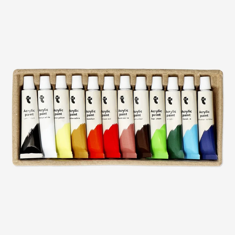 Acrylic paint - 12 pcs