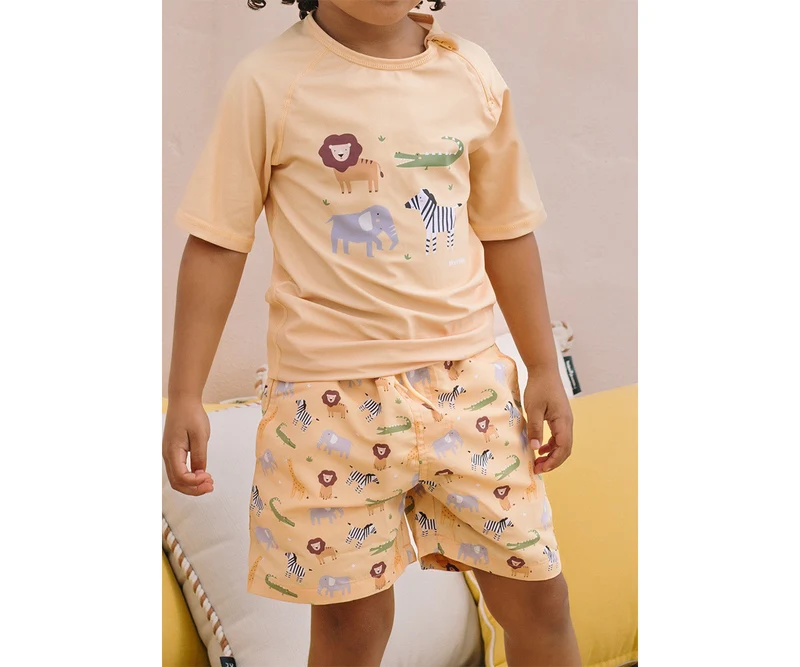 Camiseta Protección Solar Manga Corta · Wild Animals