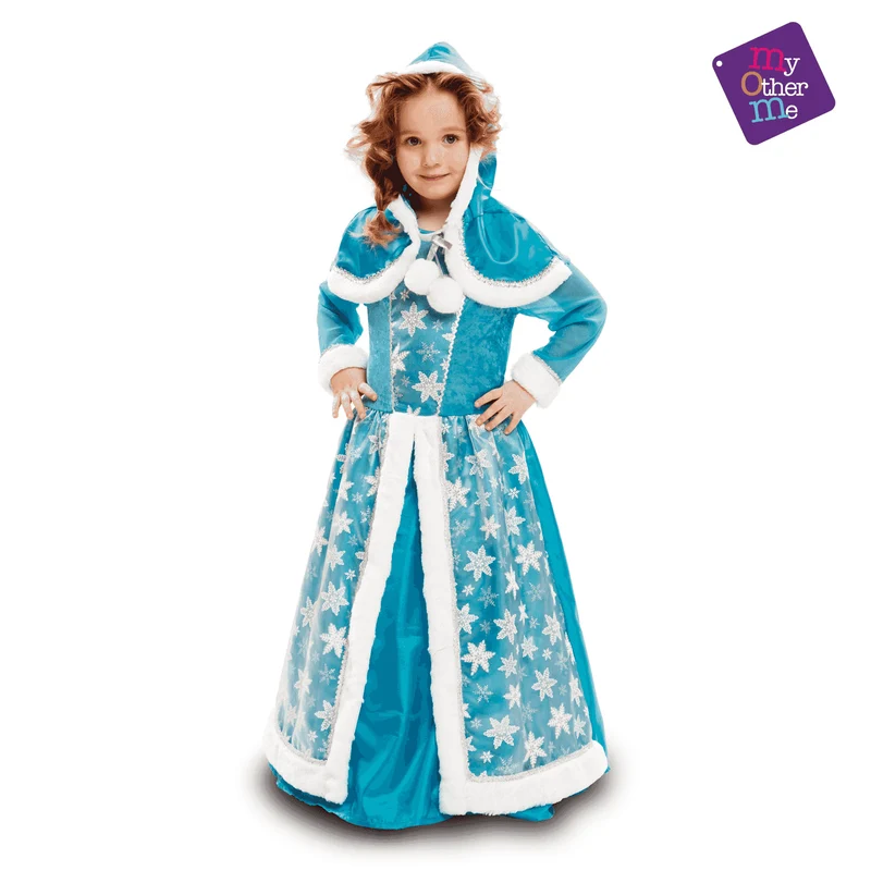 Disfraz de Reina de hielo 7-9 años infantil