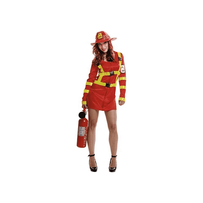 Disfraz de Bombera adulto talla ML