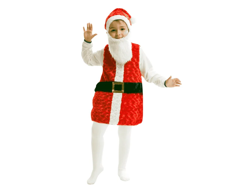 Disfraz de Santa claus peluche 3-4 años infantil
