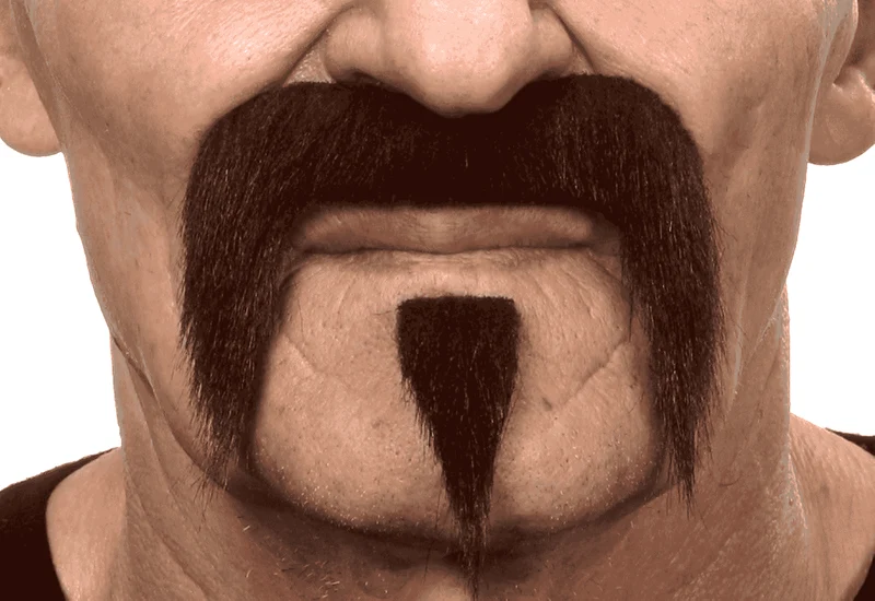 Bigote y perilla para disfraz