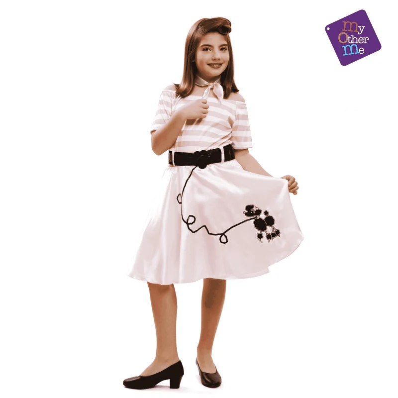 Disfraz de Pink lady 10-12 años infantil