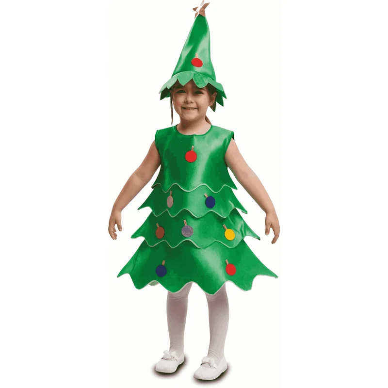 Disfraz de Árbol de navidad 7-9 años infantil