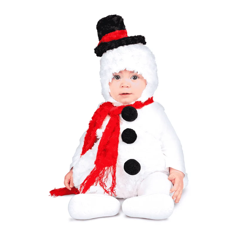 Disfraz de Muñeco de nieve peluche 12-24 meses bebé
