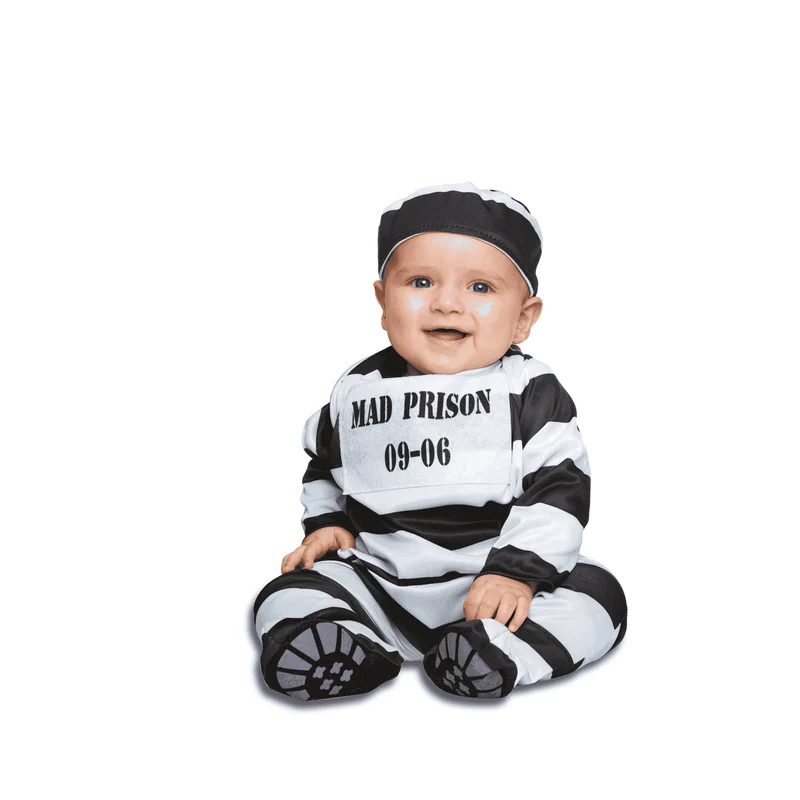 Disfraz de Baby prisoner 7-12 meses bebé
