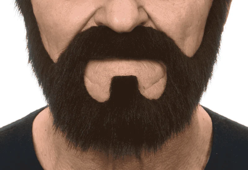 Bigote y barba para disfraz