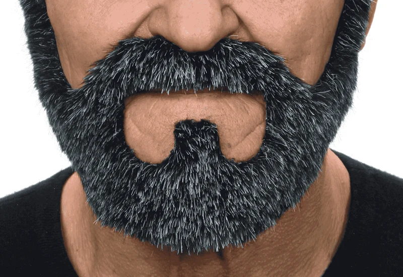 Bigote y barba para disfraz