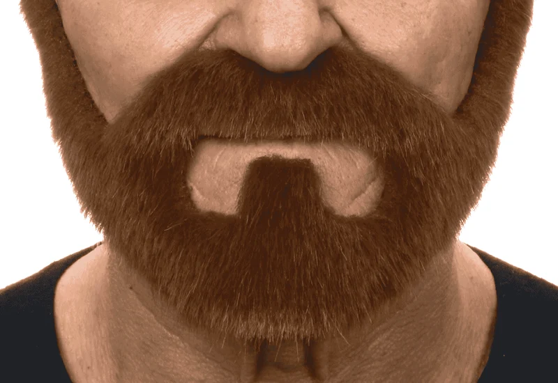 Bigote y barba para disfraz