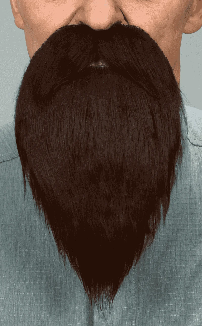Bigote y barba para disfraz