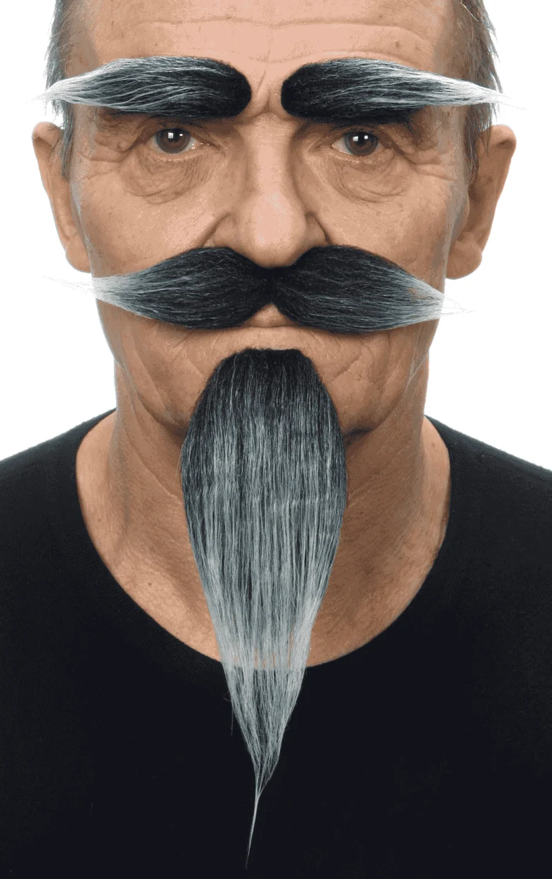Bigote Cejas, barba, bigote, perilla para disfraz