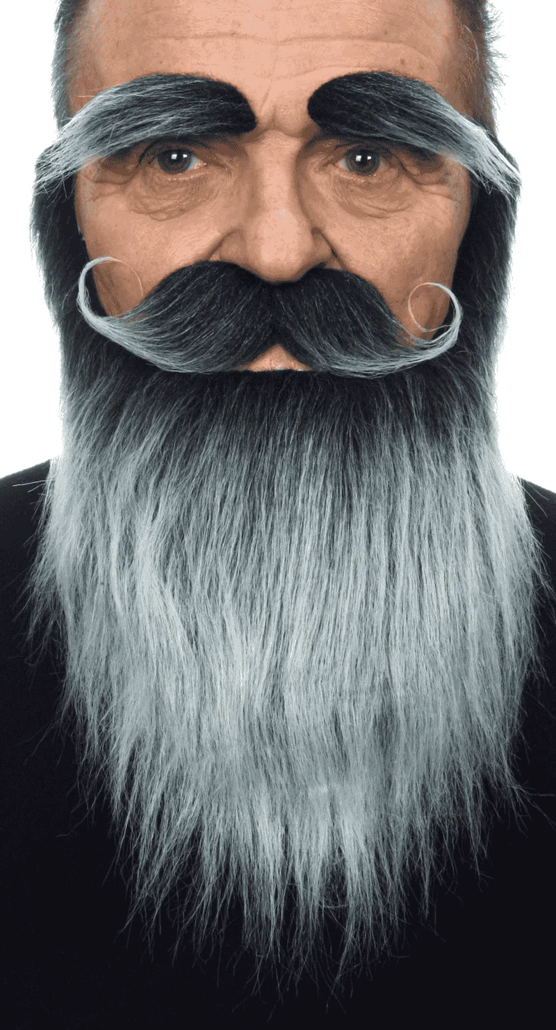 Bigote Cejas, barba, bigote, perilla para disfraz