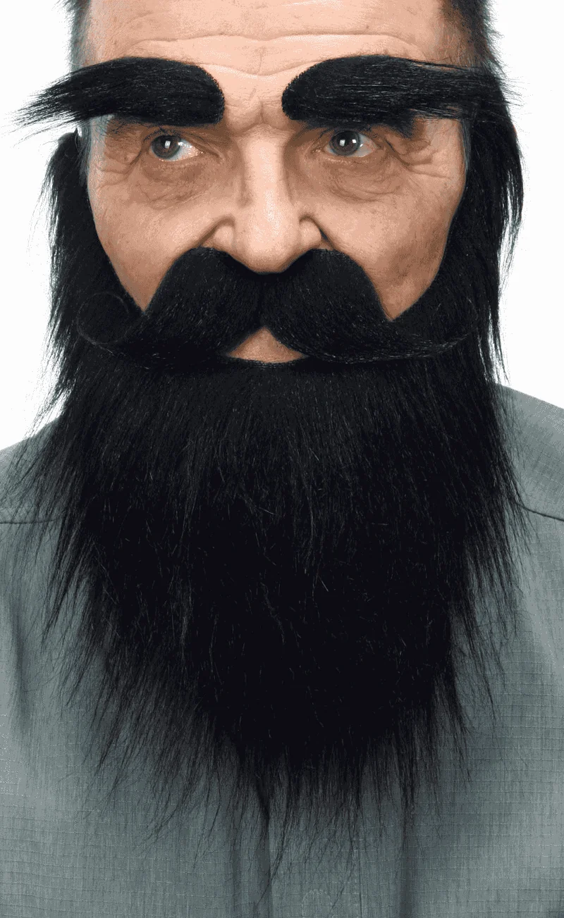 Bigote Cejas, barba, bigote, perilla para disfraz