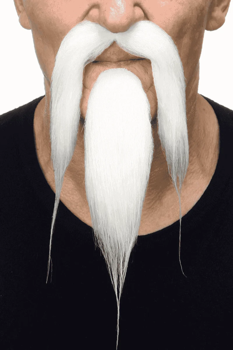 Bigote y perilla para disfraz