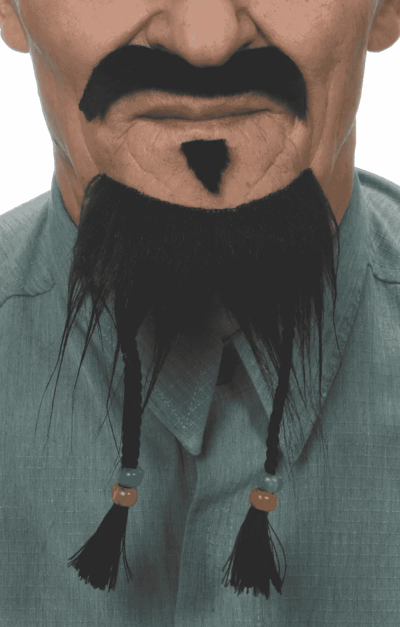 Bigote y patillas para disfraz