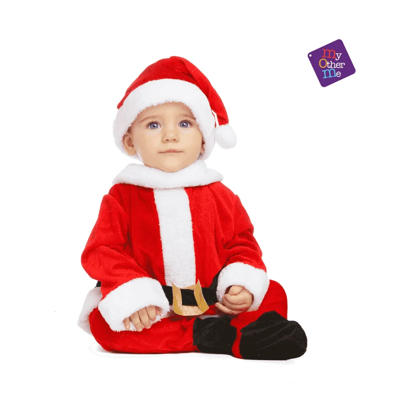 Disfraz de Papá noel 0-6 meses bebé