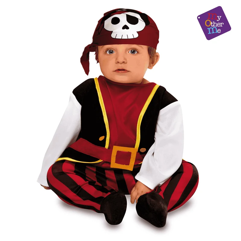 Disfraz de Bebé pirata 0-6 meses bebé