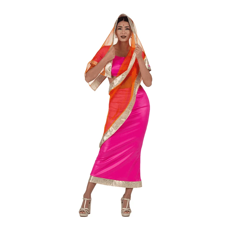 Disfraz de Mujer hindú adulto talla XL