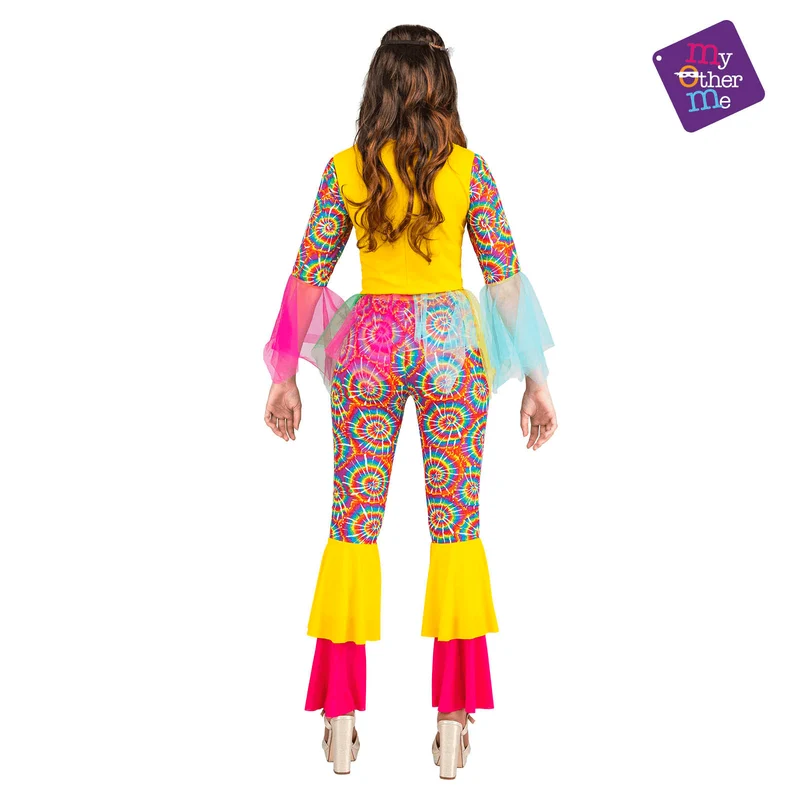 Disfraz de Hippie girl adulto talla S