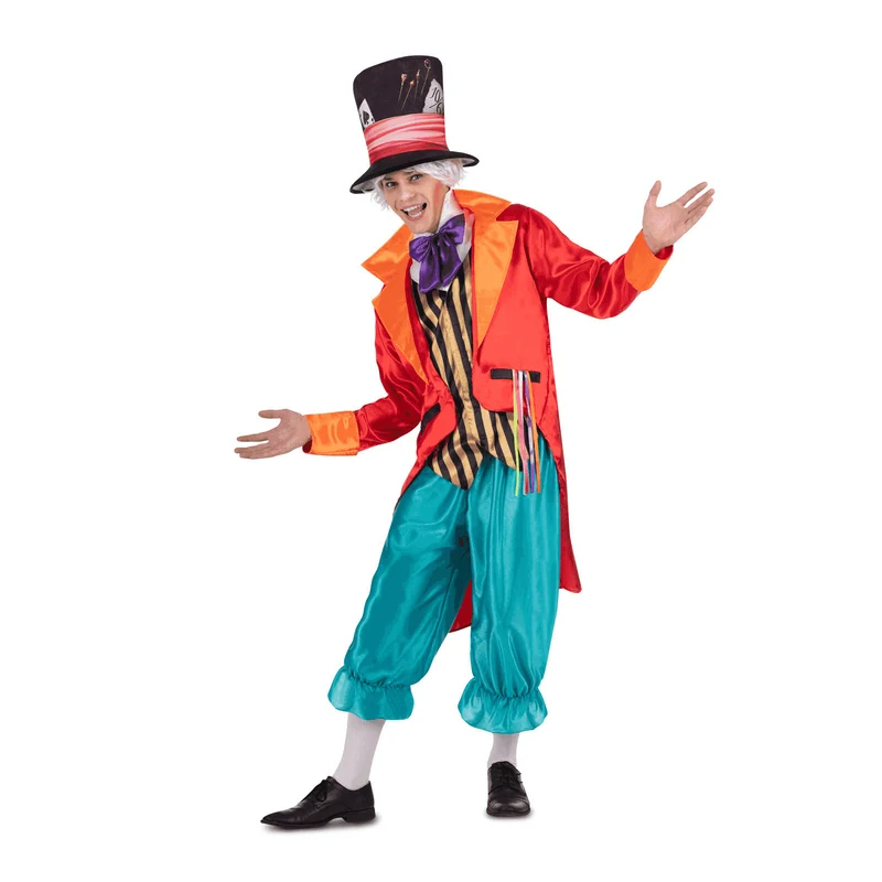 Disfraz de Sombrerero loco adulto talla S