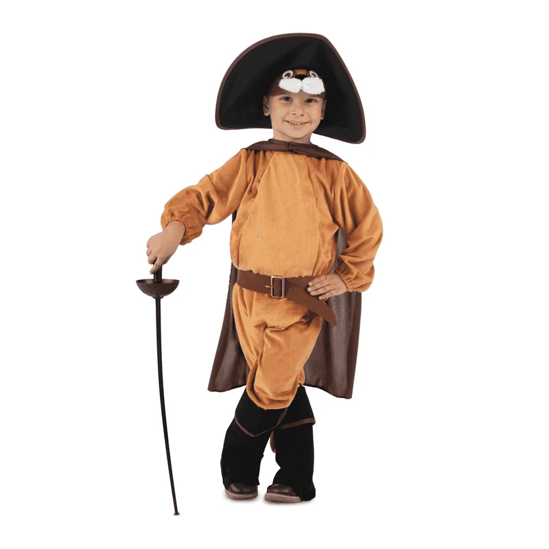 Disfraz de Gato con botas 3-4 años infantil