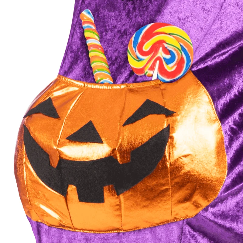 Disfraz de Bruja calabaza adulto talla M