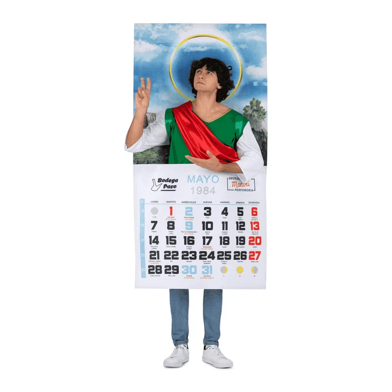 Disfraz de Calendario san pancracio one size adulto talla TALLA ÚNICA