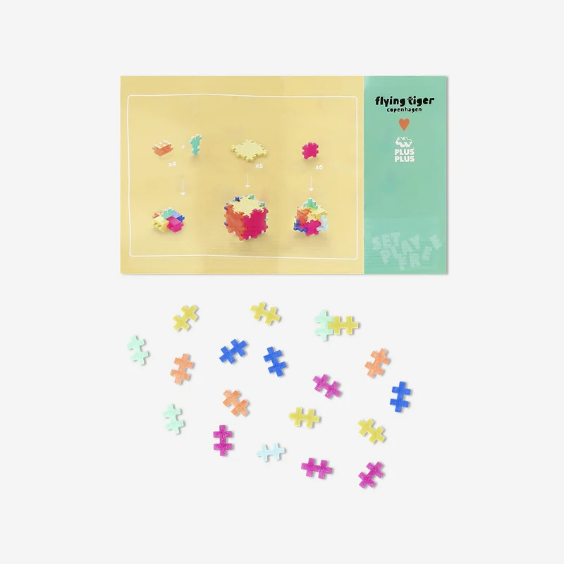 Building mix - Plus Plus x Flying Tiger Copenhagen - 240 pcs