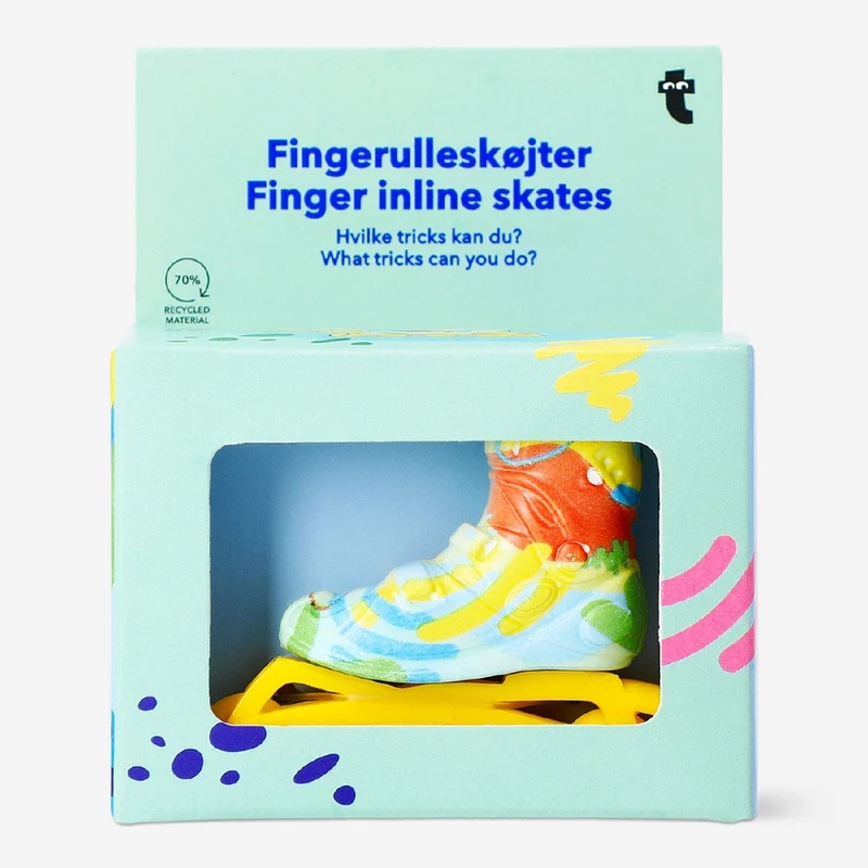 Finger inline skates