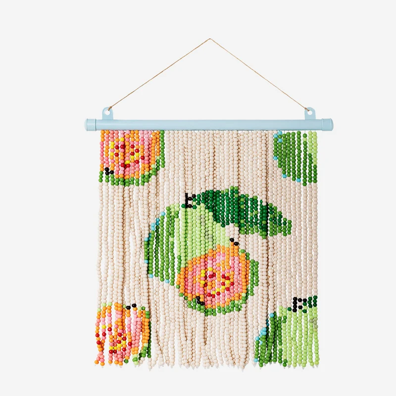 DIY beaded decoration for hanging