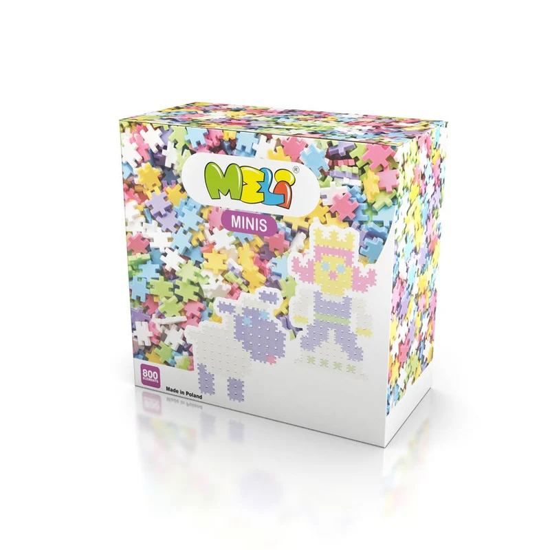 Bloques Meli · Minis 800 piezas Pastel