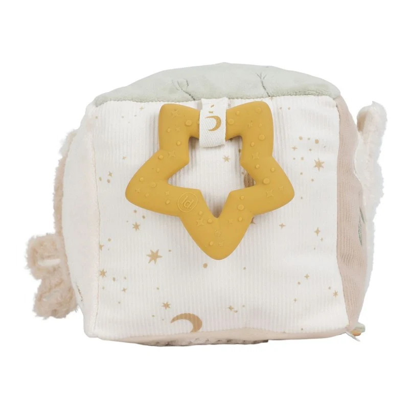 Cubo Blandito de Actividades Newborn Natural · Little Dutch
